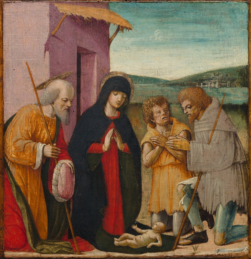 Detail of Adoration of the Shepherds, c. 1480-1500 by Unknown