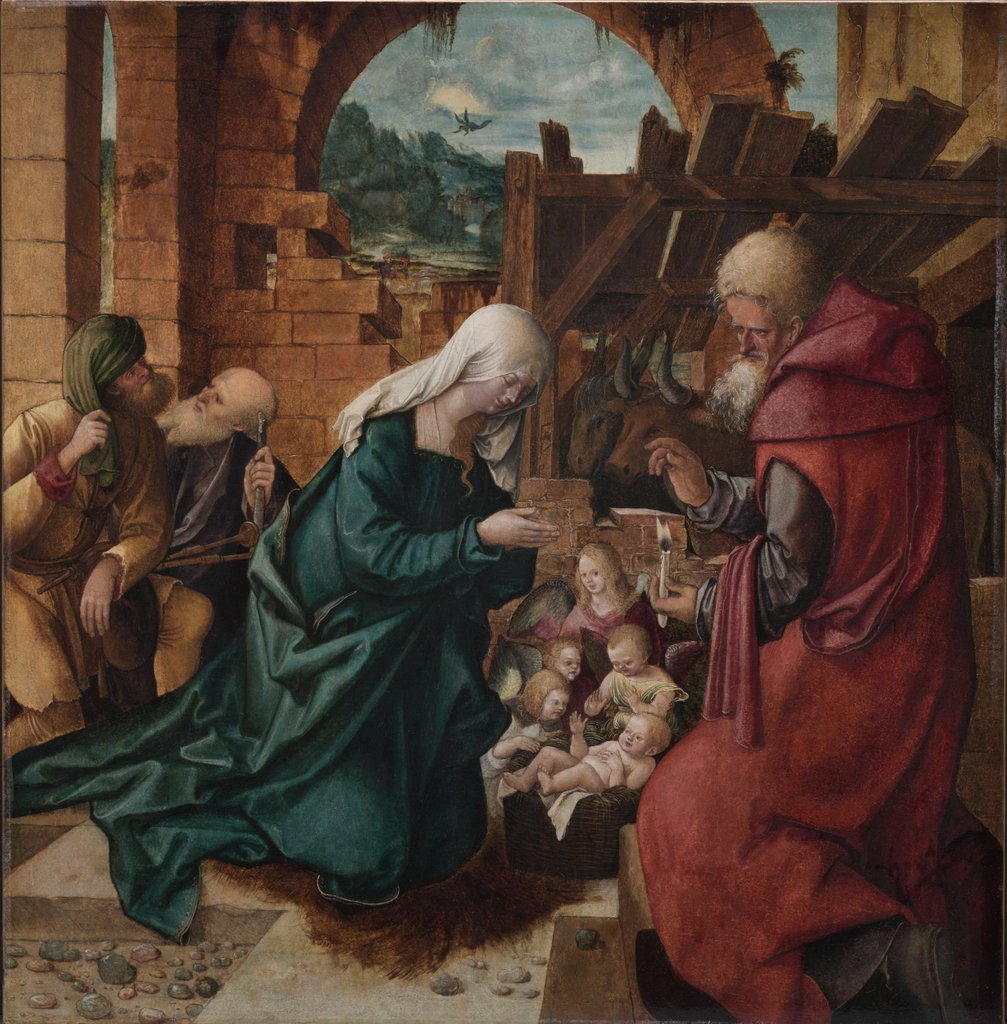 Detail of Adoration of the Shepherds, c. 1510 by Hans Leonhard Schäufelein