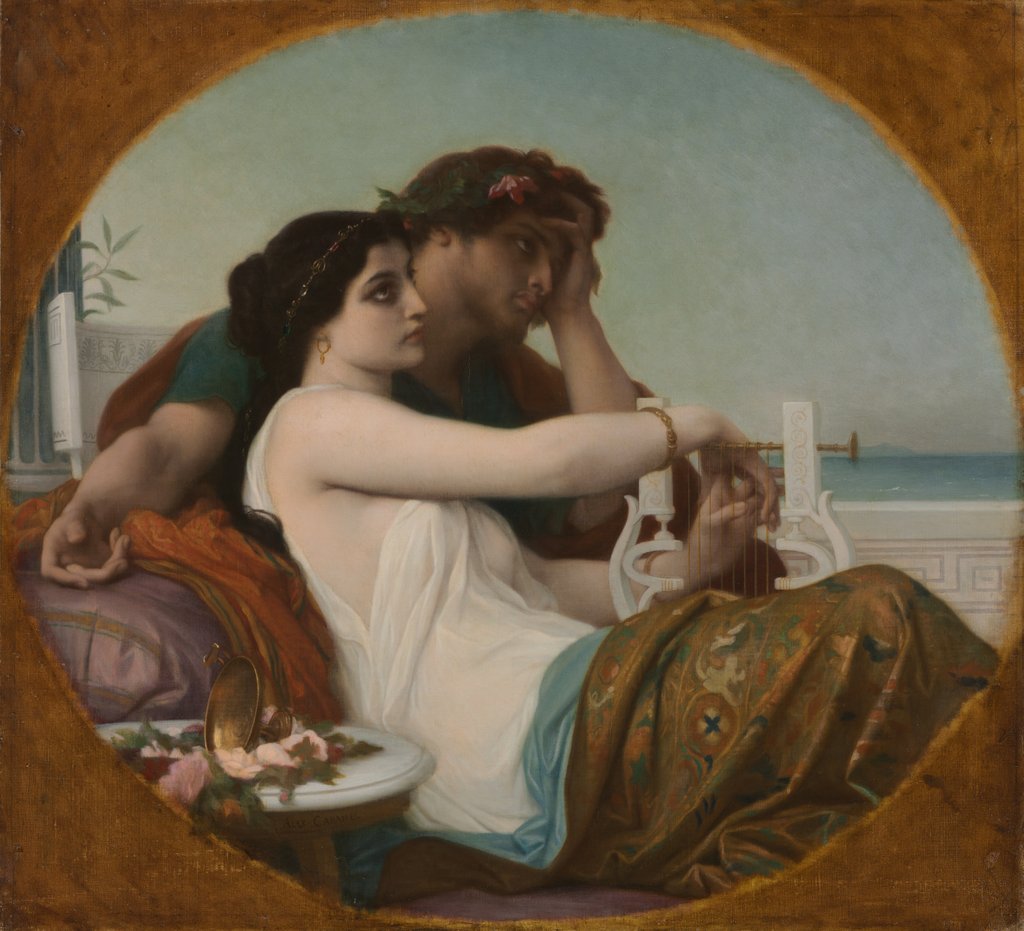 Detail of Algae and Boniface, c. 1857 by Alexandre Cabanel