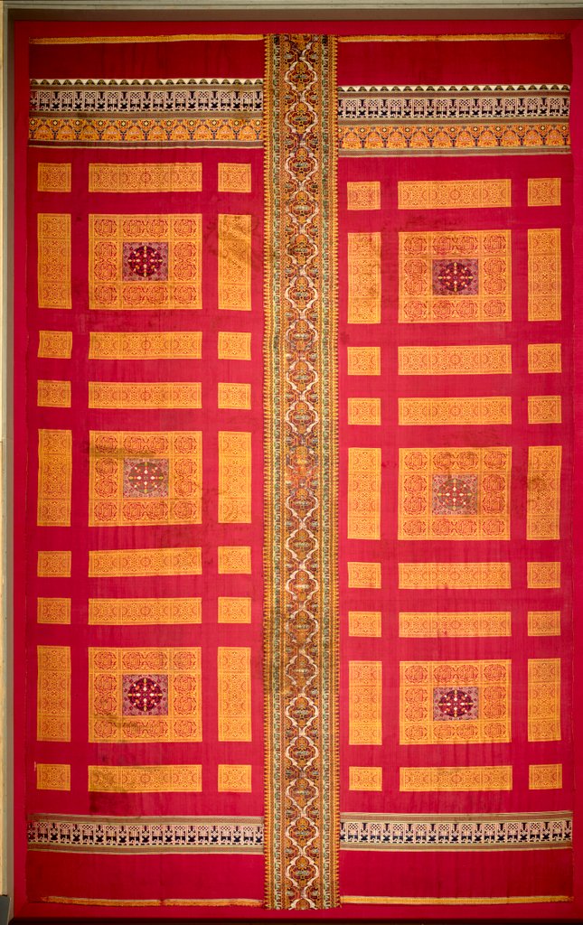 Detail of Alhambra Palace Silk Curtain, mid 1300s by Unknown