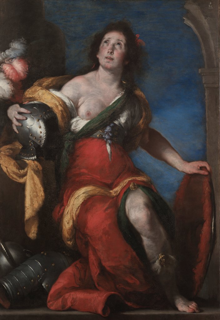 Detail of Allegorical Figure, c. 1636 by Bernardo Strozzi