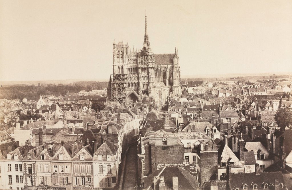 Detail of Amiens, 1855 by Édouard Baldus