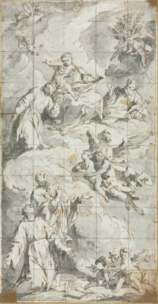 Detail of Apotheosis of the Virgin, 1600s by Unknown