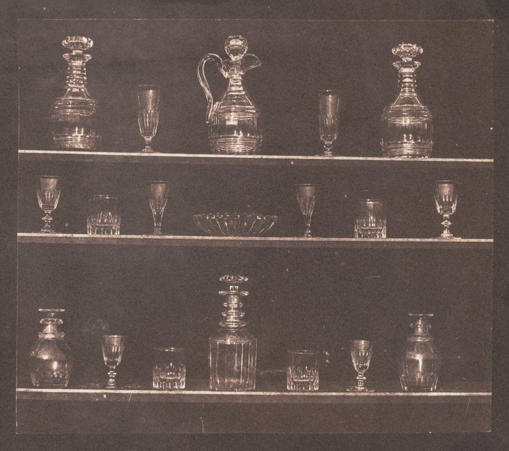 Detail of Articles of Glass, 1844 by William Henry Fox Talbot