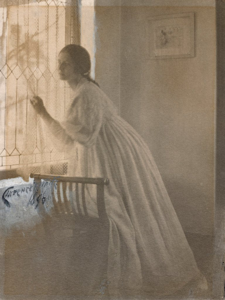 Detail of At the Window, 1896 by Clarence H. White