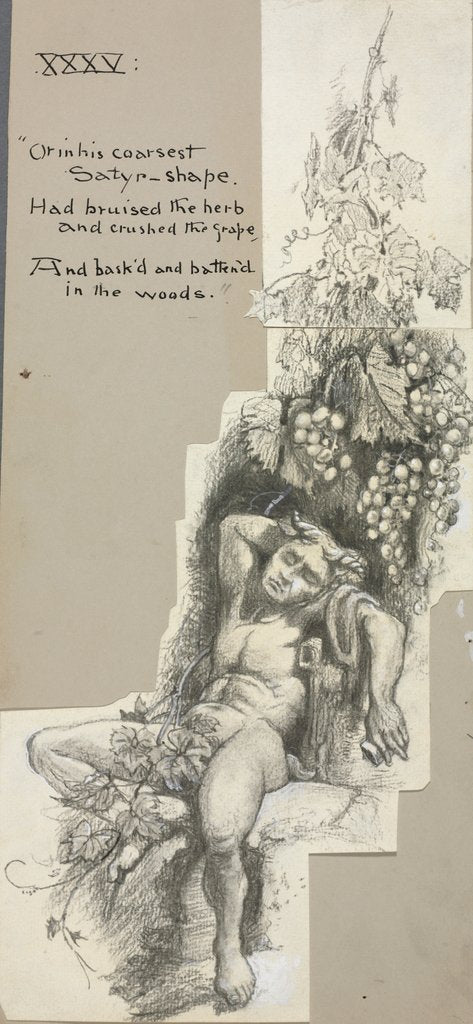 Detail of Bacchanale by Harry Fenn
