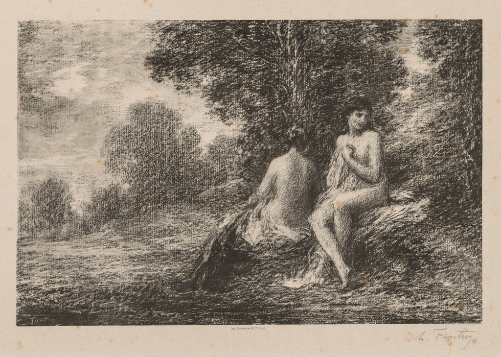 Detail of Bathers, 1881 by Henri Fantin-Latour