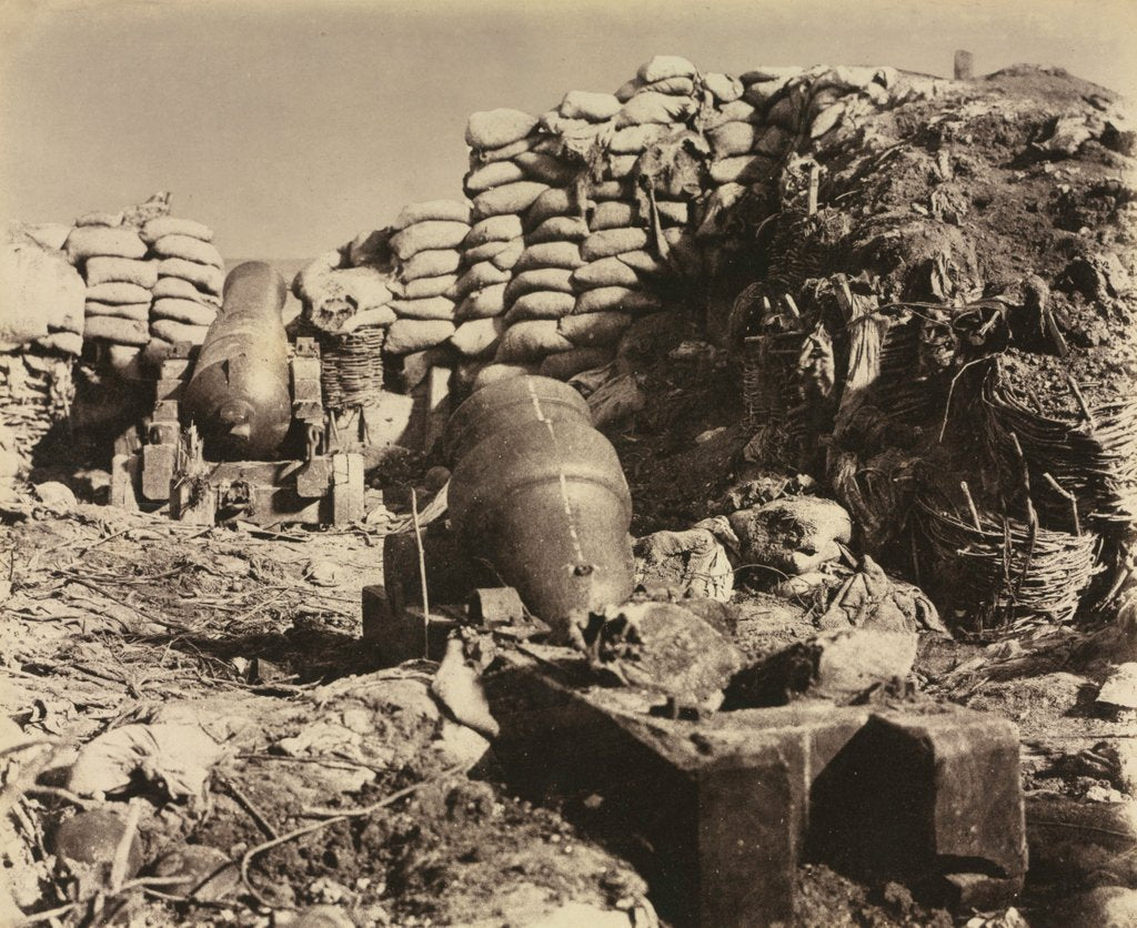 Detail of Battery, Malakoff, 1855 by Leon-Eugéne Méhédin; Col. Charles Langlois