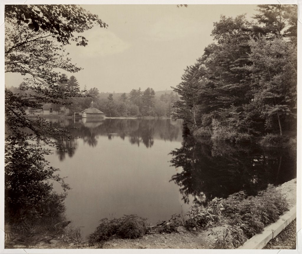 Detail of Bear Lake, LVRR, c. 1898-1899 by William H. Rau
