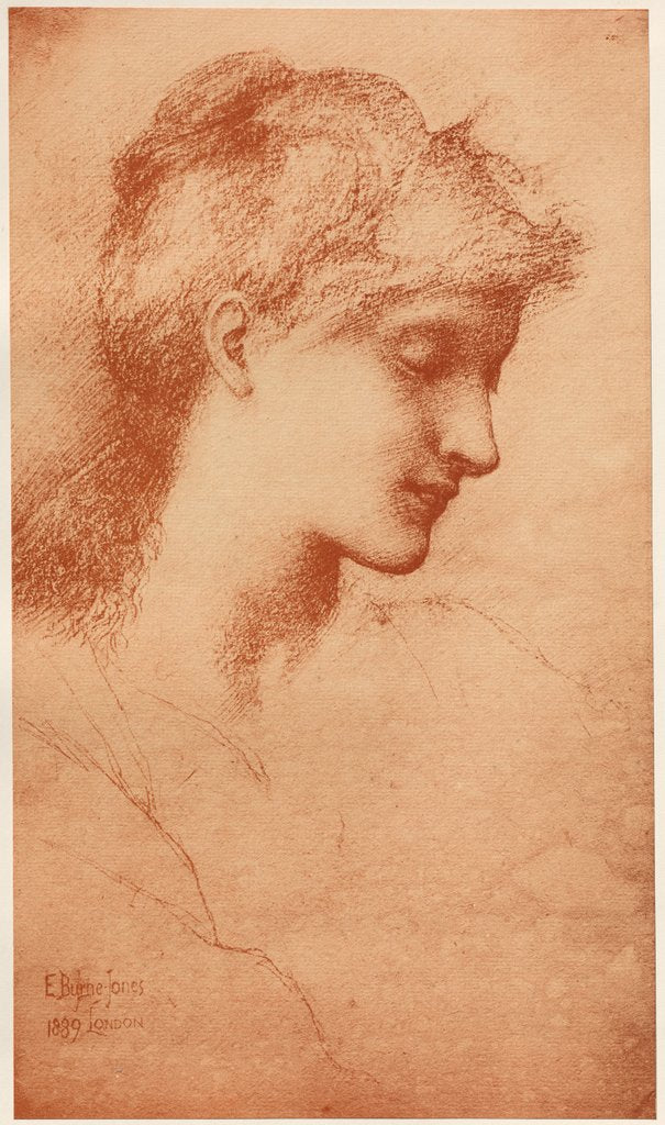Detail of Beauty, 1887-1889 by Edward Burne-Jones