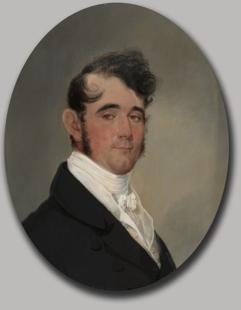 Detail of Benjamin Rouse, 1819 by John Wesley Jarvis