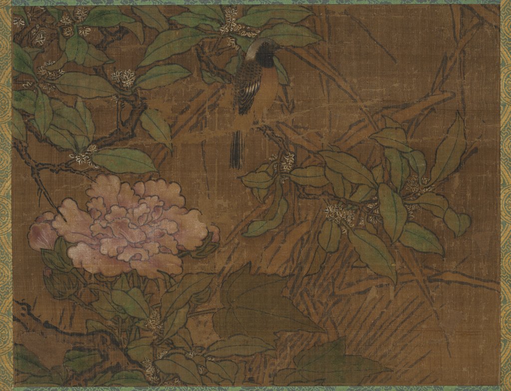 Detail of Birds and Flowers, mid-1400s-early 1500s by Sessh? T?y? (attributed to)