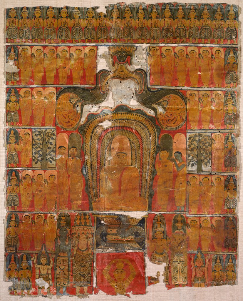 Detail of Blessed Lord Buddha, 1700s by Unknown