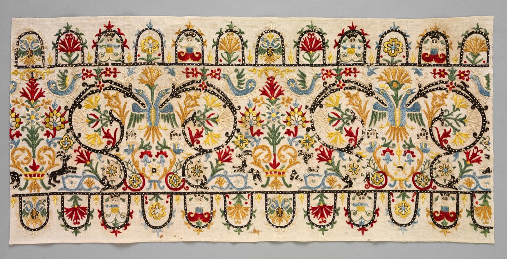 Detail of Border Strip of a Skirt, 1600s - 1700s by Unknown