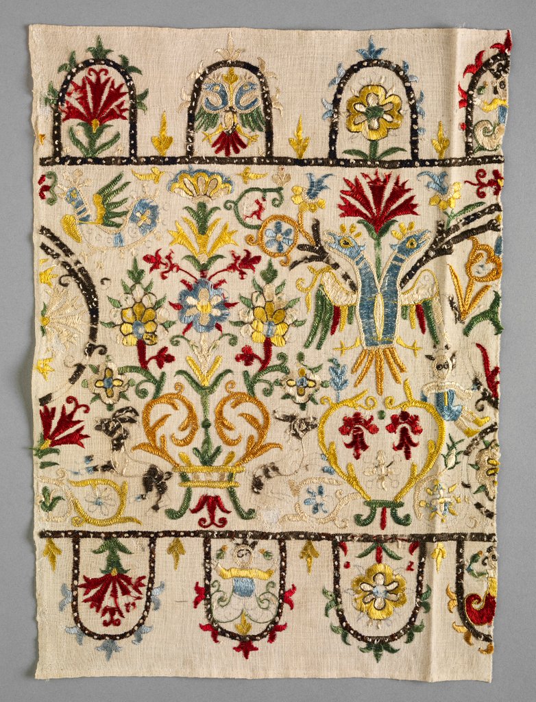Detail of Border Strip of a Skirt, 1600s - 1700s by Unknown
