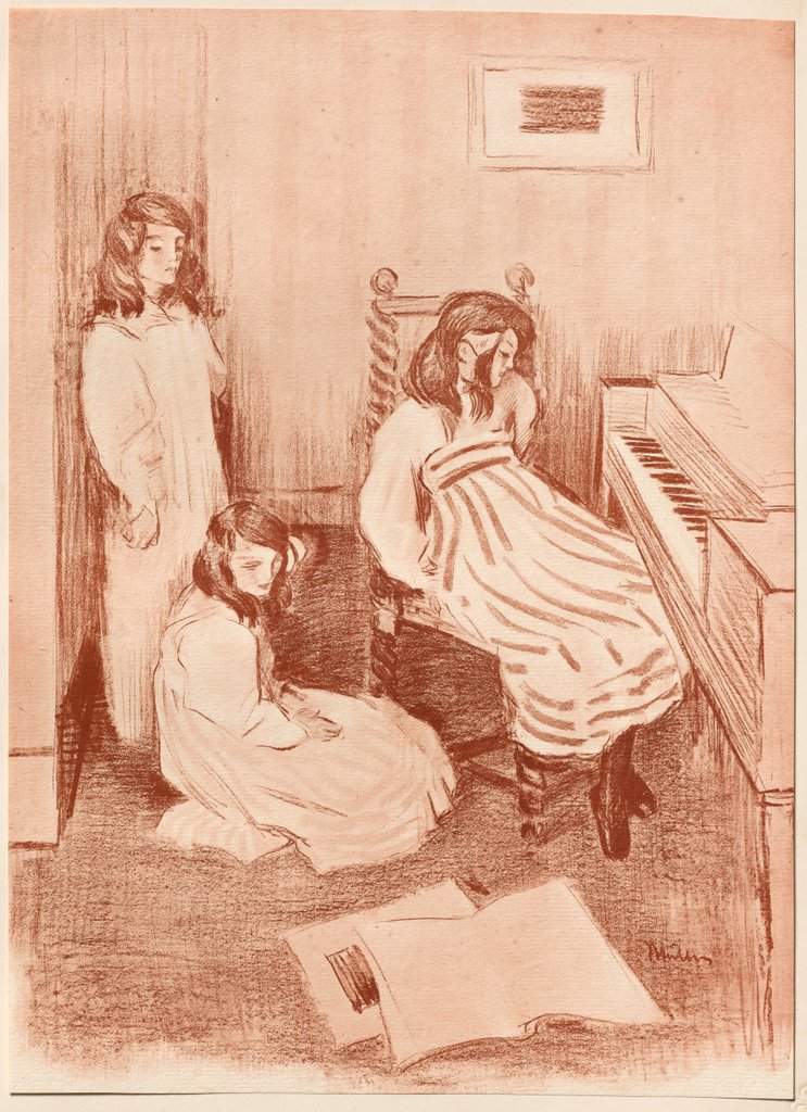 Detail of Bouderie, 1898 by Alfredo Müller