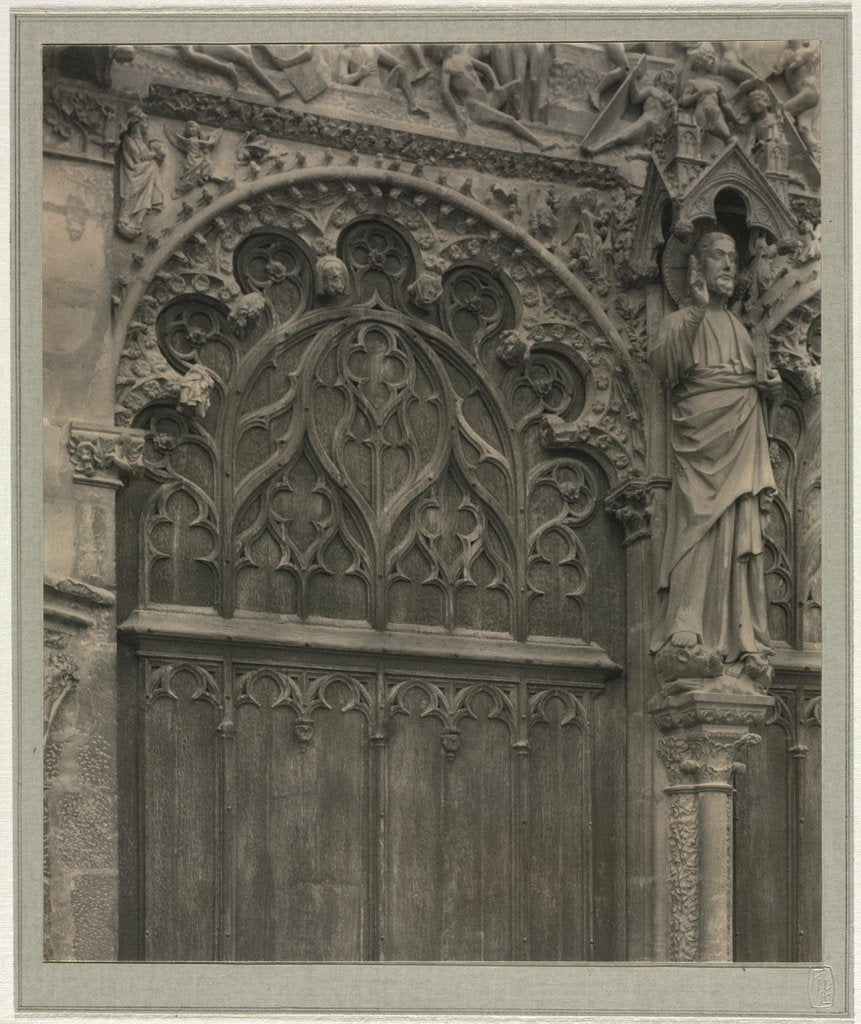 Detail of Bourges Cathedral: Crypt Under Nave, c. 1900 by Frederick H. Evans
