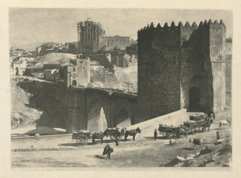Detail of Camera Work: Bridge of St. Martin - Toledo, 1914 by James Craig Annan