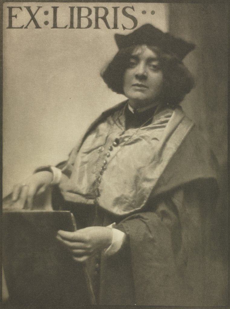 Detail of Camera Work: Ex Libris, 1909 by James Craig Annan