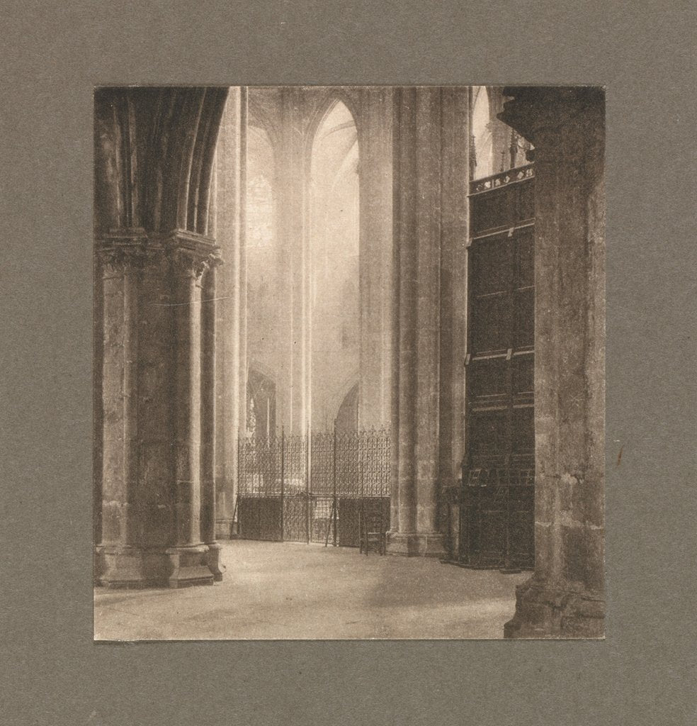 Detail of Camera Work: Height and Light in Bourges Cathedral, 1903 by Frederick H. Evans