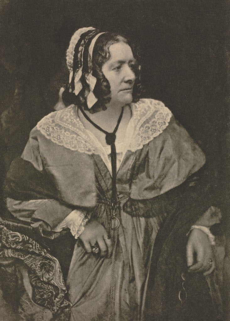 Detail of Camera Work: Mrs. Anna Brownell Jameson, 1912 by David Octavius Hill; Robert Adamson