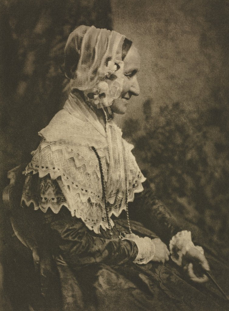 Detail of Camera Work: Mrs. Rigby, 1905 by David Octavius Hill; Robert Adamson