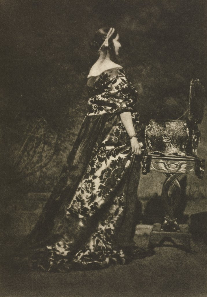 Detail of Camera Work: Portrait - The Gown and the Casket, 1909 by David Octavius Hill; Robert Adamson