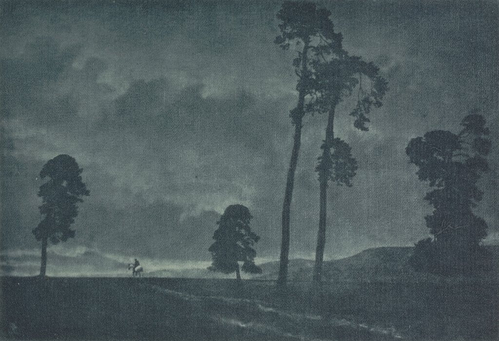 Detail of Camera Work: The Solitary Horseman, 1904 by Oscar Hofmeister