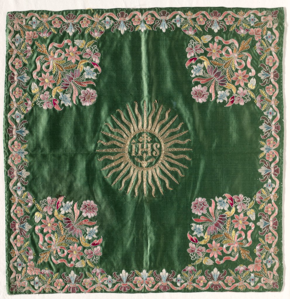 Detail of Chalice Veil, 1700s by Unknown