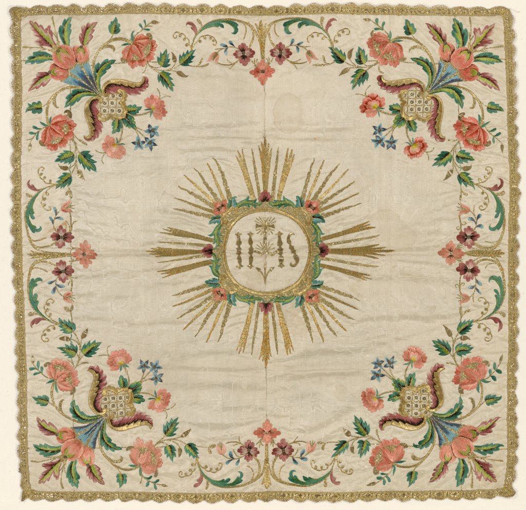Detail of Chalice Veil, 1700s by Unknown
