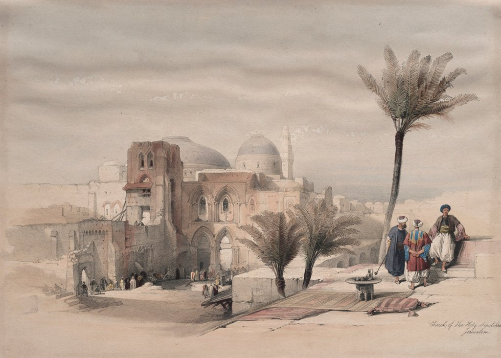 Detail of Church of the Holy Sepulchre, Jerusalem, 1839 by David Roberts