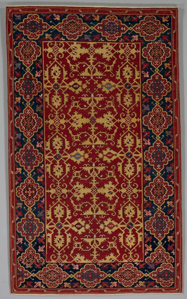 Detail of Classical Turkish Carpet with the Lotto Pattern, 1600-1650 by Unknown