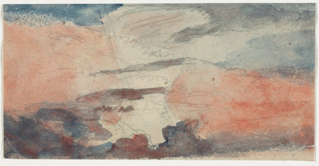 Detail of Cloud Study, 1800s by Anonymous