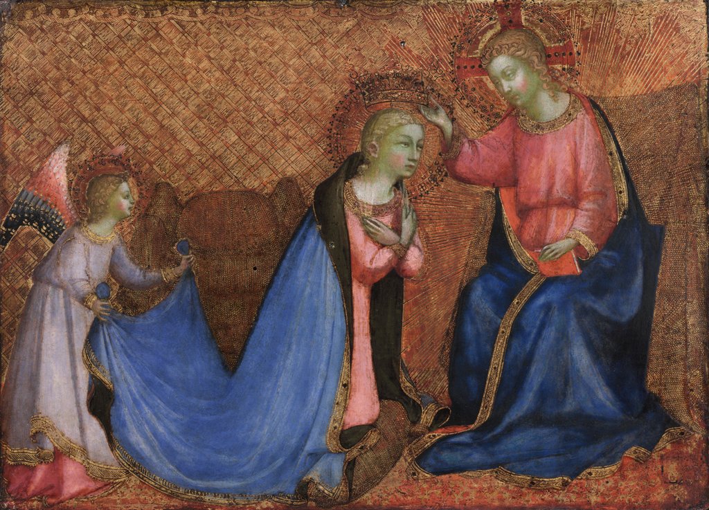 Detail of Coronation of the Virgin, 1420s by Fra Angelico