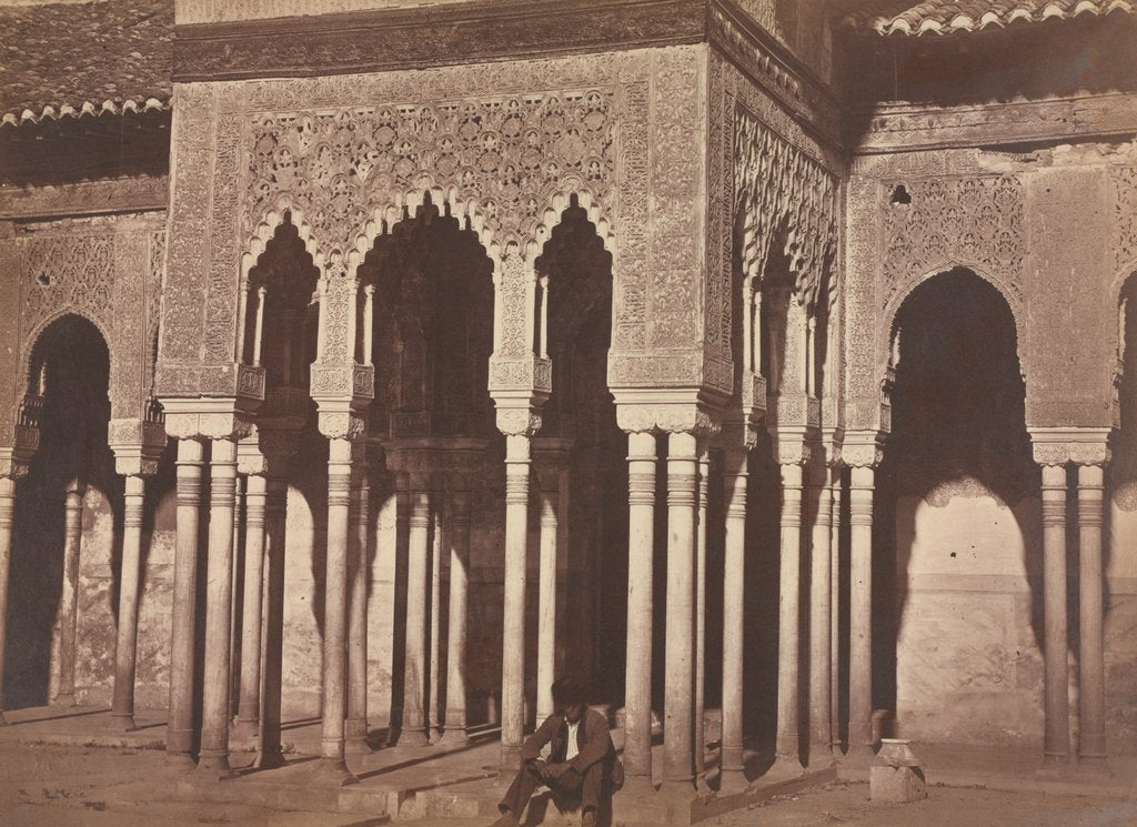 Detail of Courtyard, Alhambra, 1857-58 by Charles Clifford