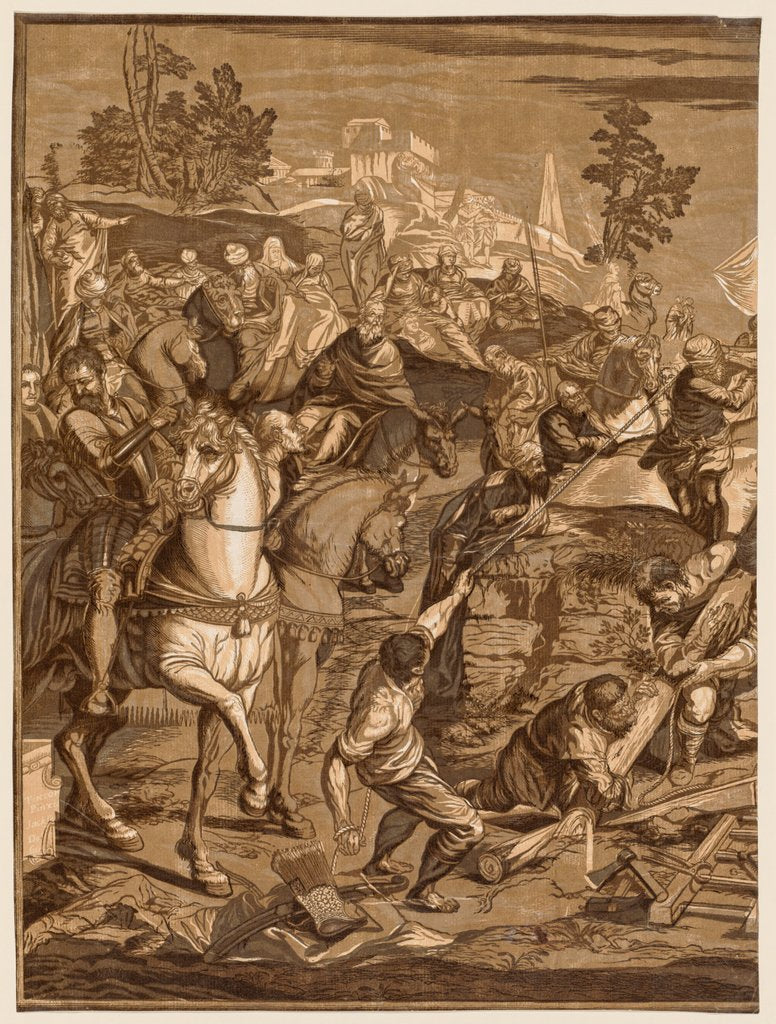 Detail of Crucifixion, 1741 by John Baptist Jackson