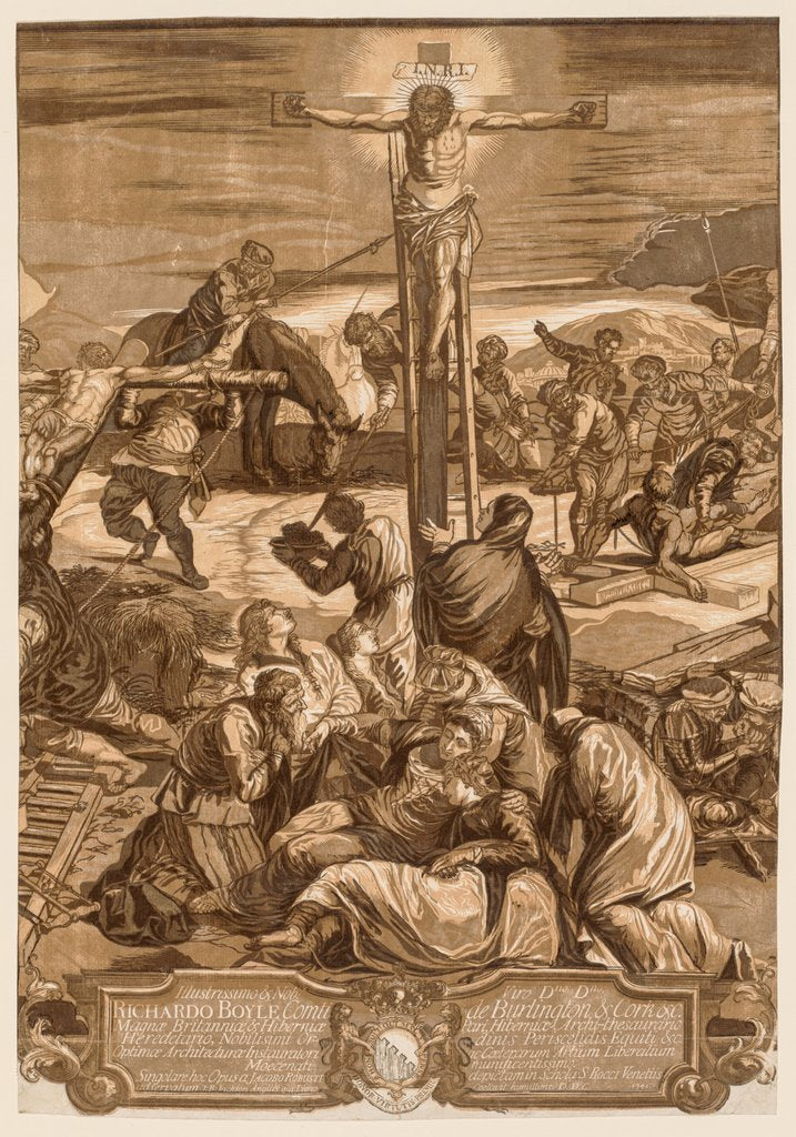 Detail of Crucifixion, 1741 by John Baptist Jackson