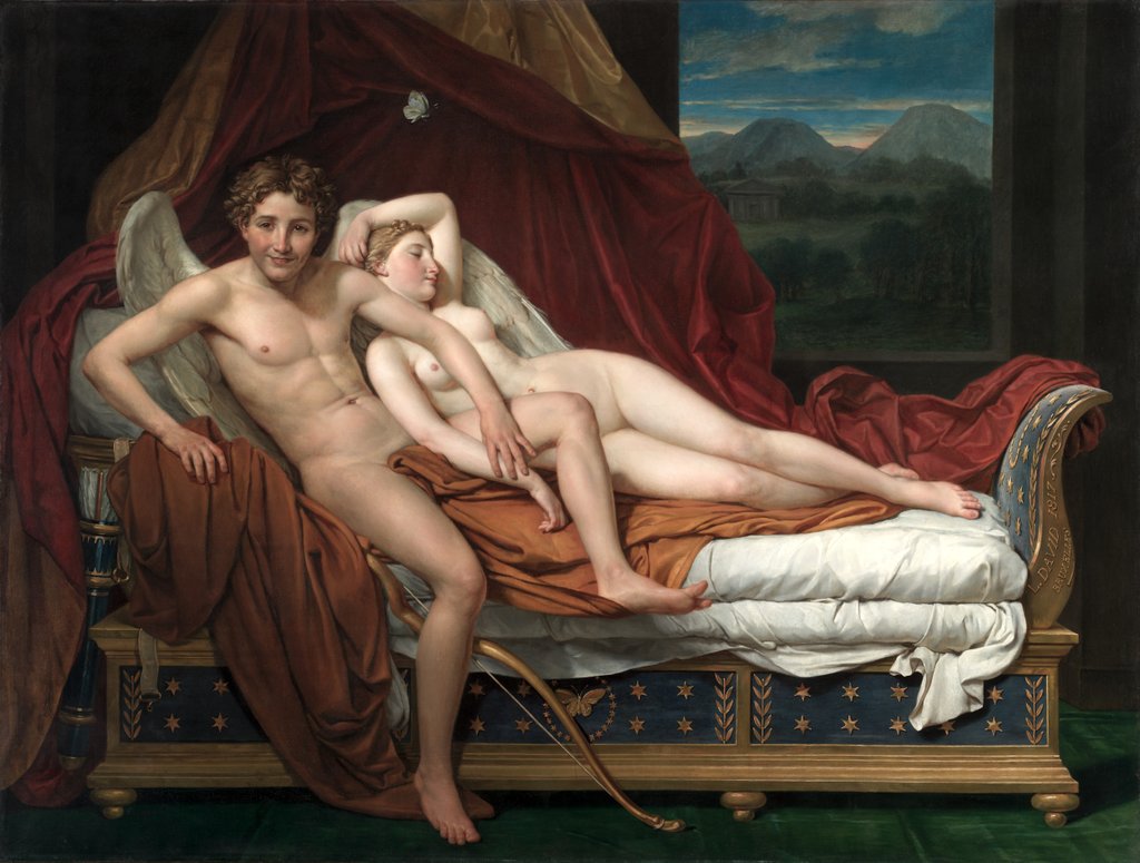 Detail of Cupid and Psyche, 1817 by Jacques-Louis David