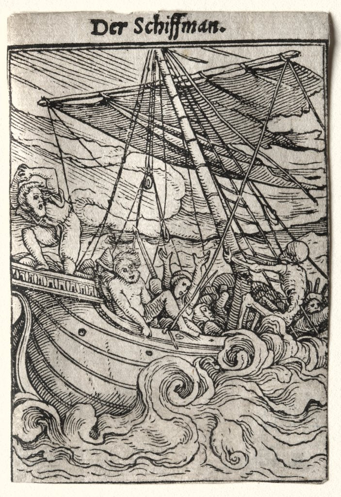 Detail of Dance of Death: The Sailor, c. 1526 by Hans Holbein