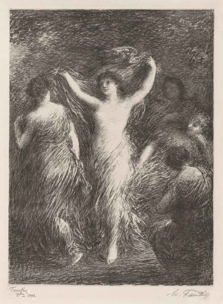 Detail of Danses, 1898 by Henri Fantin-Latour