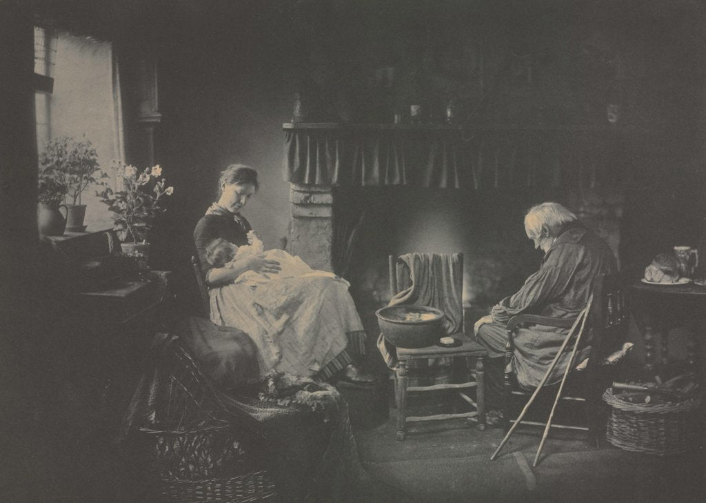 Detail of Dawn and Sunset, 1885 by Henry Peach Robinson