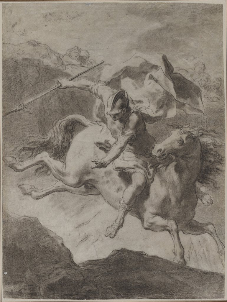 Detail of Death of Marcus Curtius, 1799 by Gaetano Gandolfi