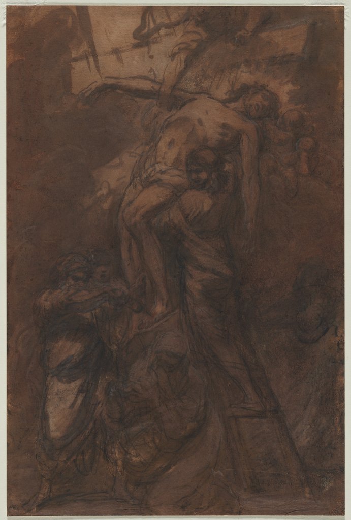 Detail of Descent from the Cross, 1600s by Anonymous
