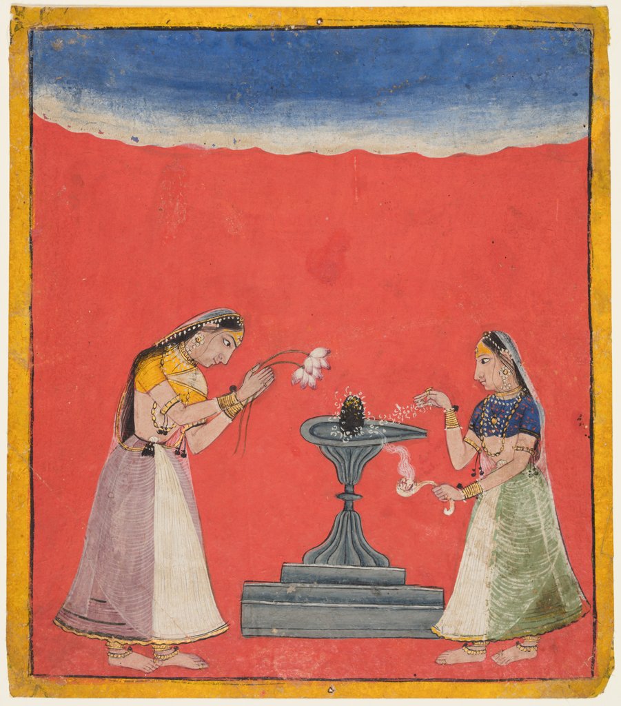 Detail of Devangandhari Ragini of Hindola, c. 1700 by Unknown