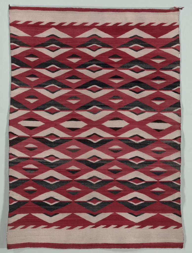 Detail of Diamond Network Style Rug, c. 1890-1900 by Unknown