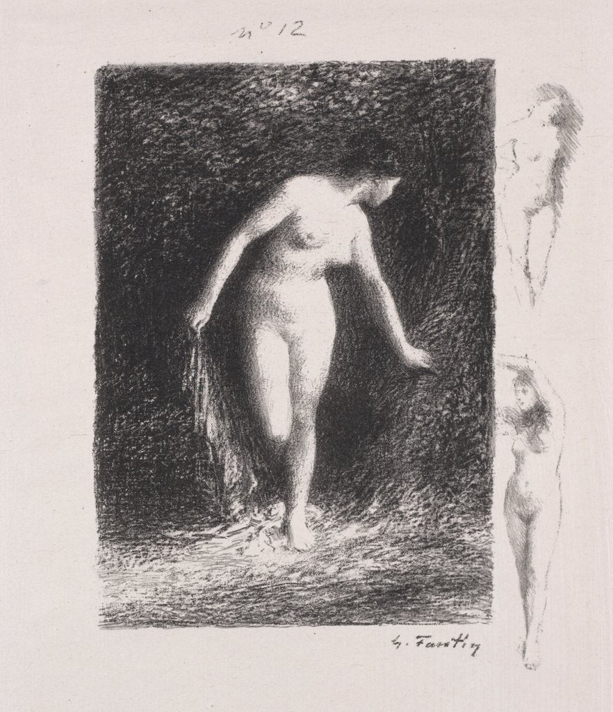 Detail of Diane, 1903 by Henri Fantin-Latour