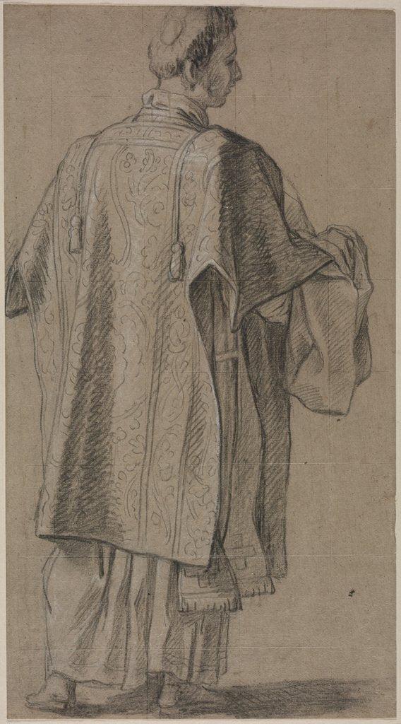 Detail of Ecclesiastic Seen from Behind, c. 1645/48 by Anonymous