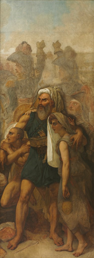 Detail of Egyptian Family, c. 1835 by Antoine-Jean Gros
