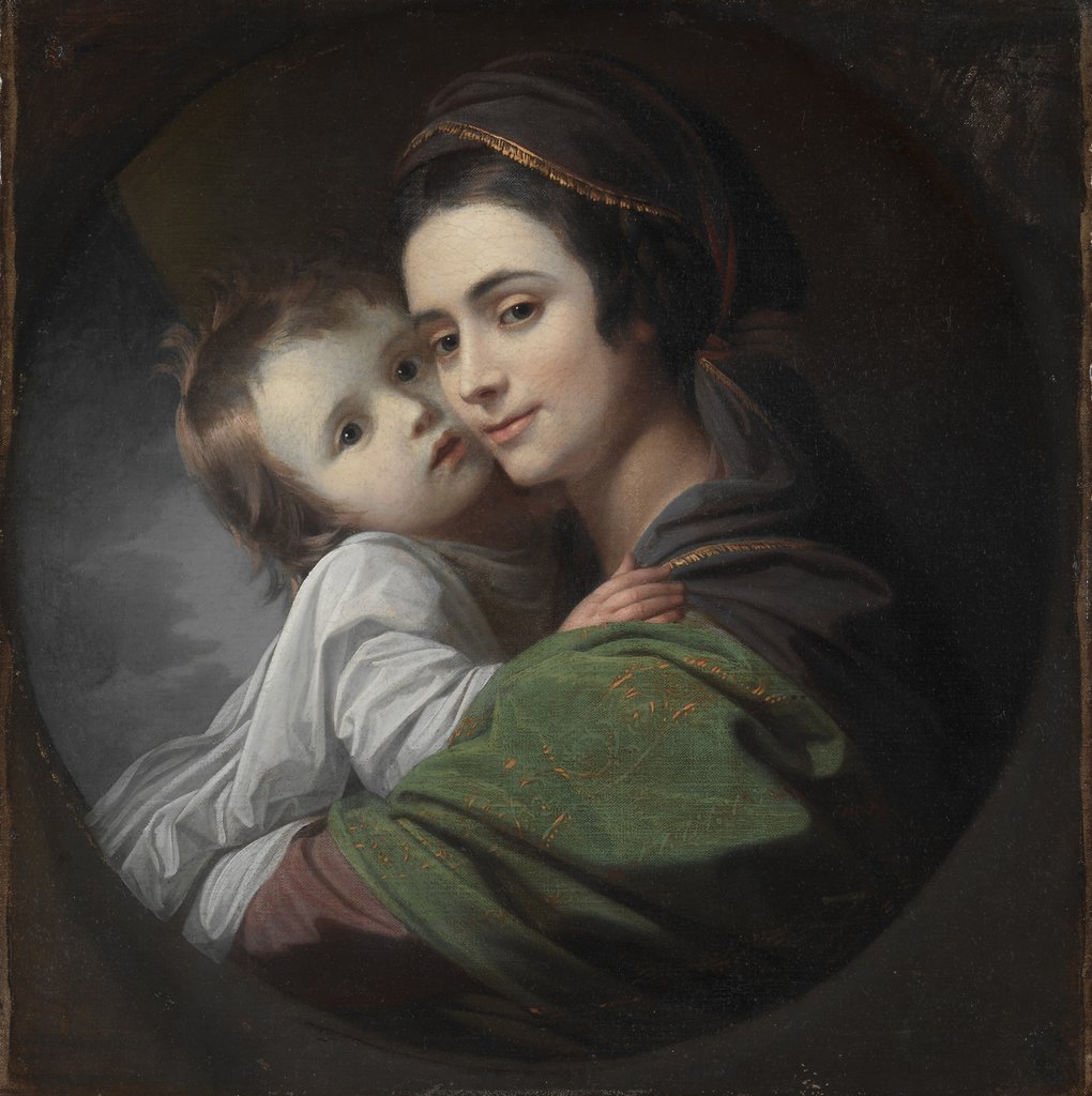 Detail of Elizabeth Shewell West and Her Son, Raphael, c. 1770 by Benjamin West