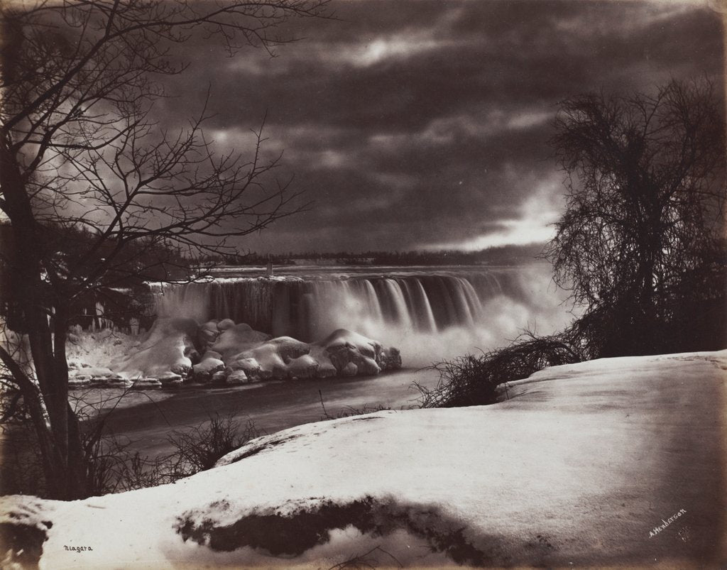 Detail of Falls of Niagara, 1860s by Alexander Henderson